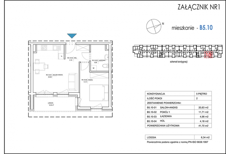 Apartament nr. B5.10